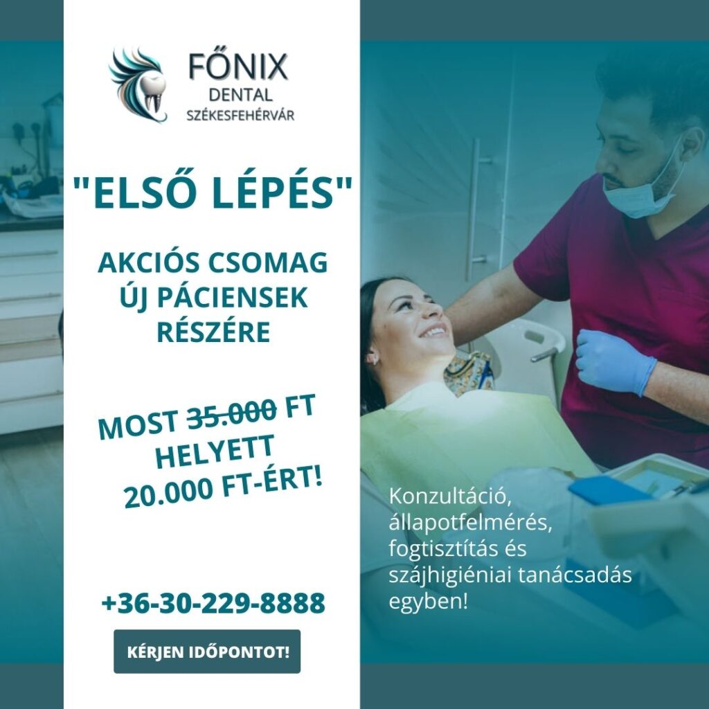 Első lépés akciós csomag új pácienseknek